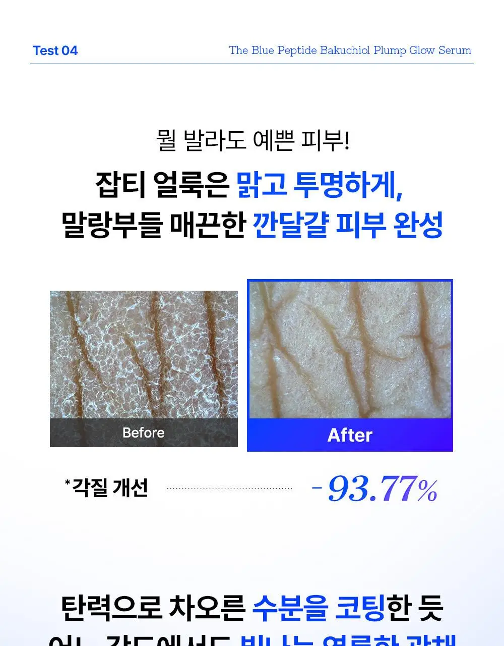 [결광]코스알엑스 더 블루 펩타이드 바쿠치올 플럼프 글로우 세럼 50ml 상세페이지 22